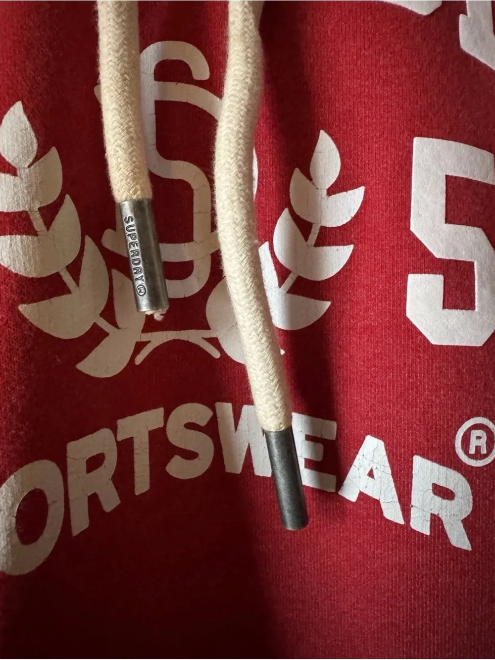 Superdry Red Pullover Hoodie - Men's Sportswear